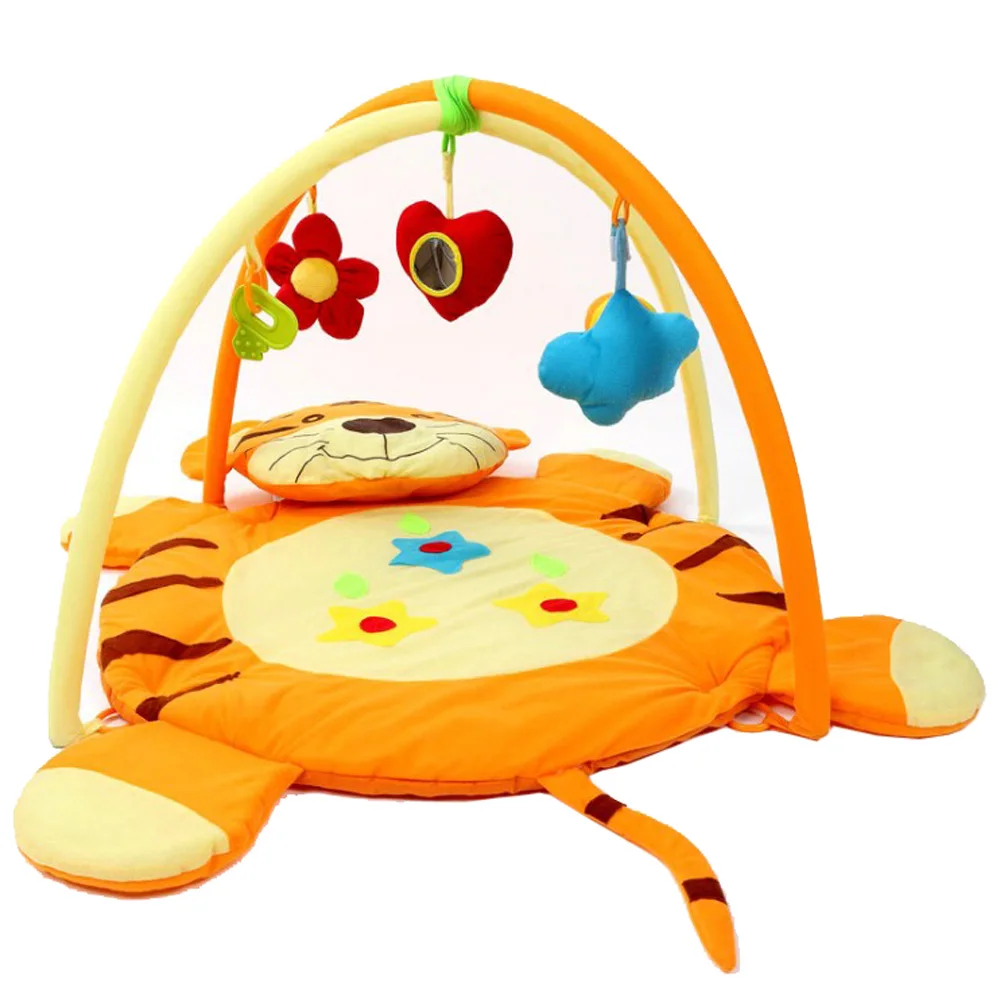 Baby Play Mat 90*90*50cm Kids Rug Educational Carpet Playmat Baby Activity Gym Tiger Mat Toys