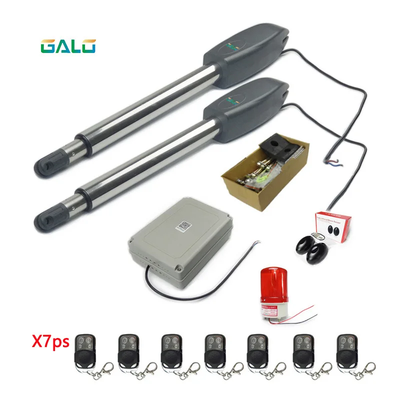 Kit apricancello automatico doppio per impieghi gravosi con telecomando Wireless per cancello a battente