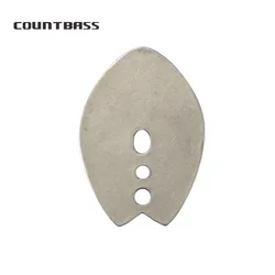 Countbass 50pcs Swim Jig Blade, Stainless Steel Chatterbait Blade, DIY Vibration Jigs, Casting Wobble fishing Jig Lure