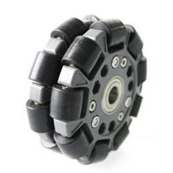 100MM DOUBLE PLASTIC OMNI WHEEL W/CENTRAL BEARINGS 14060