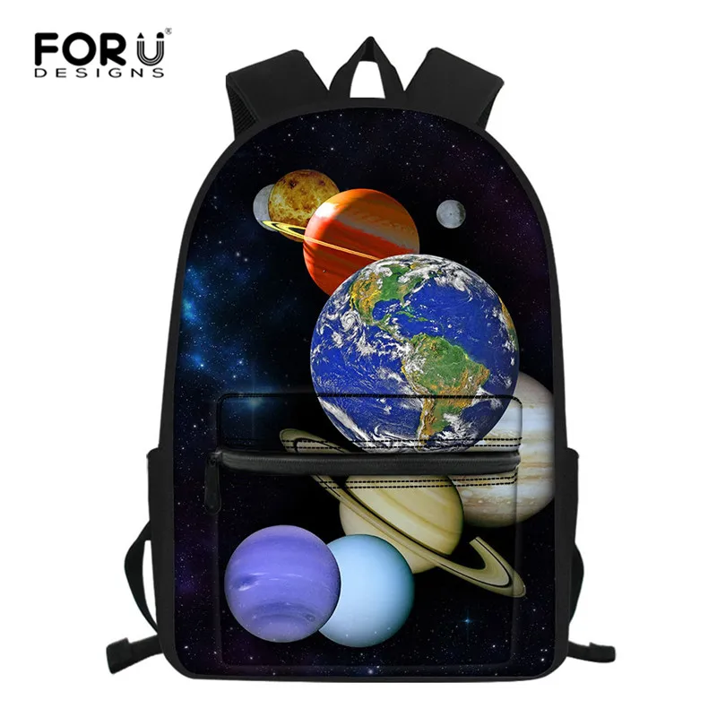 

FORUDESIGNS Junior High School Backpacks for Girls Primary Kids Bags Galaxy Style Large Capacity School Bags for Children Boys