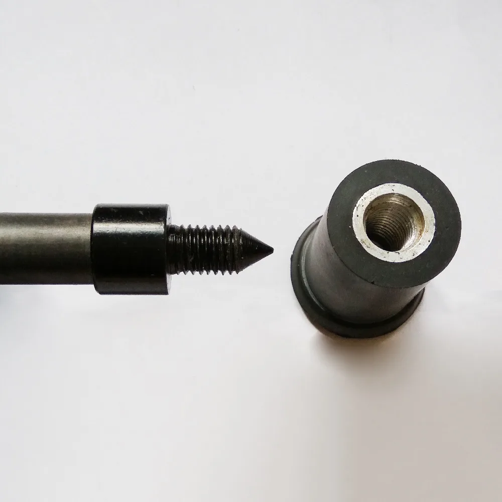 4/4 3/4 Upright Bass Double Bass Endpin Carbon Fiber Pull Rod Type Thread Rubber Head SL314