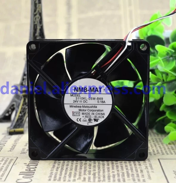 

Original 3110KL-05W-B69 24V 0.18A 80*80*25 Axial Flow Fan