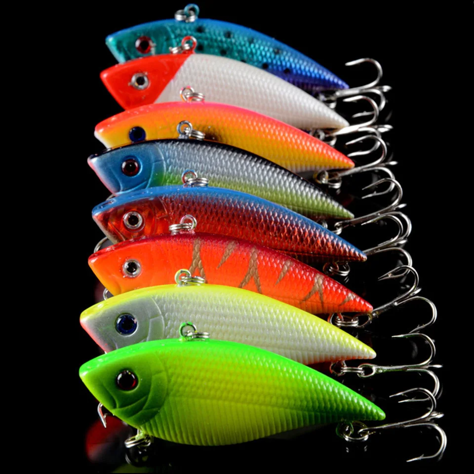 New Arrival 50pcs/Set Fishing Lures Artificial Make Lifelike Plastic Hard Baits 50 Colors Quality Porfessional Fishing Tackle