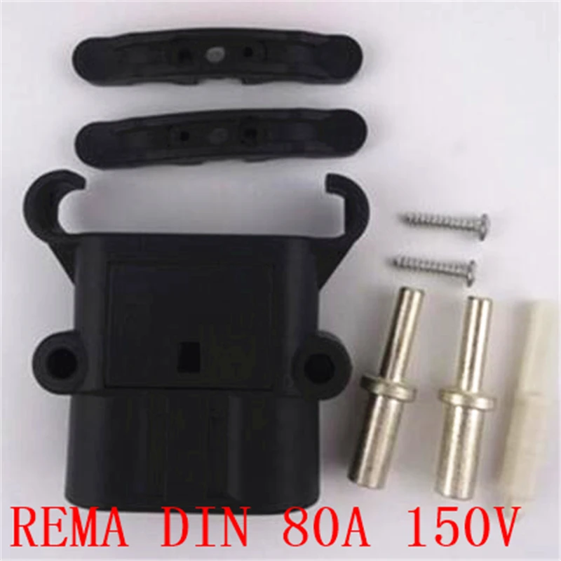 أنثى ذكر DIN 80A 150 فولت موصل الطاقة موصل اليورو لشاحن موصل البطارية ريما DIN 80A نوع