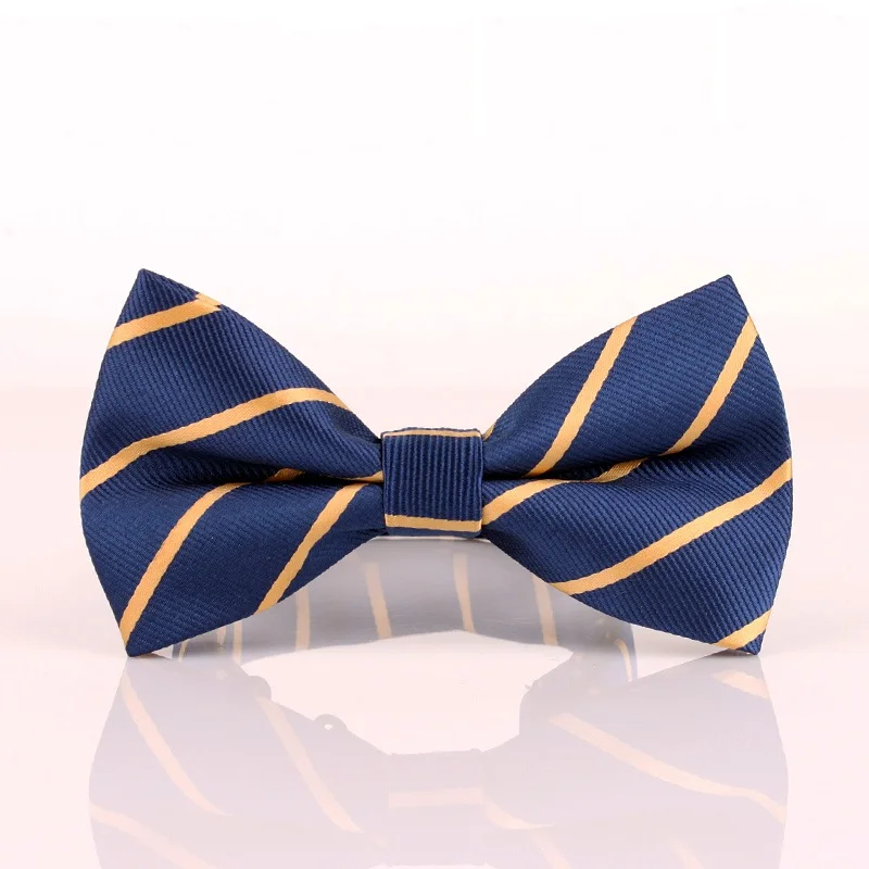 

Stripe bow tie for men wedding neck ties Fashion Gift butterfly