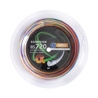 Alpha Badminton Racket String 200m Reels Rainbow 0.68mm Coils Excellent Training Badminton Ball Net String 28lbs BS720Accessries