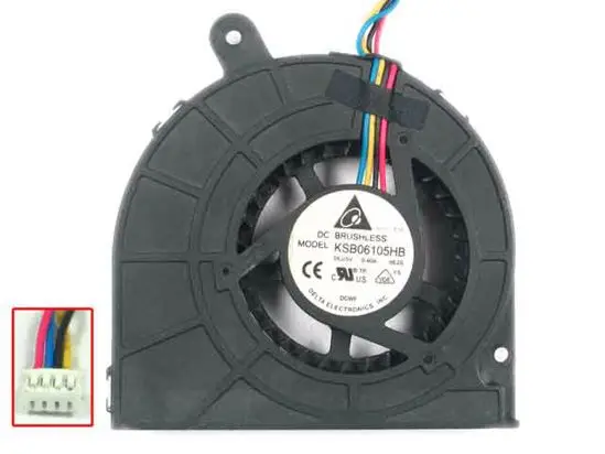 

Delta Electronics KSB06105HB 9E2SKSB06105HB-G208 DC 5V 0.4A 4-wire Server Cooling Fan