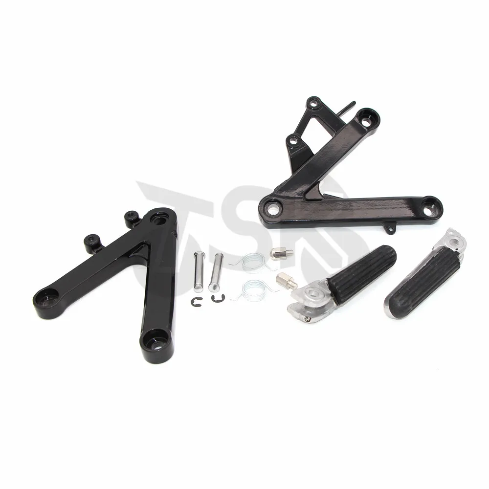 

New Front Pedals Footrests Foot pegs Bracket Set For HONDA CBR 250 MC 22 1990-1997