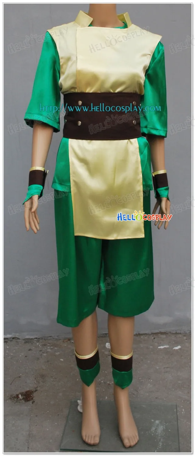 Toph Bei Fong Cosplay Costume From Avatar The Last Airbender H008