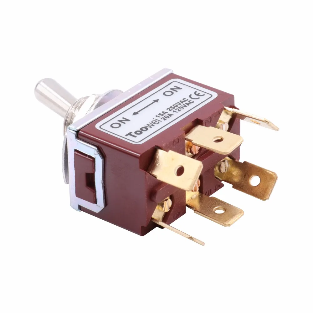 Kippschalter SPST DPDT DPST SPDT AUF-AUF AUF-WEG-AUF AUF-OFF AC Power Rocker schalter AC 250V 15A 125V 20A – Detail 19