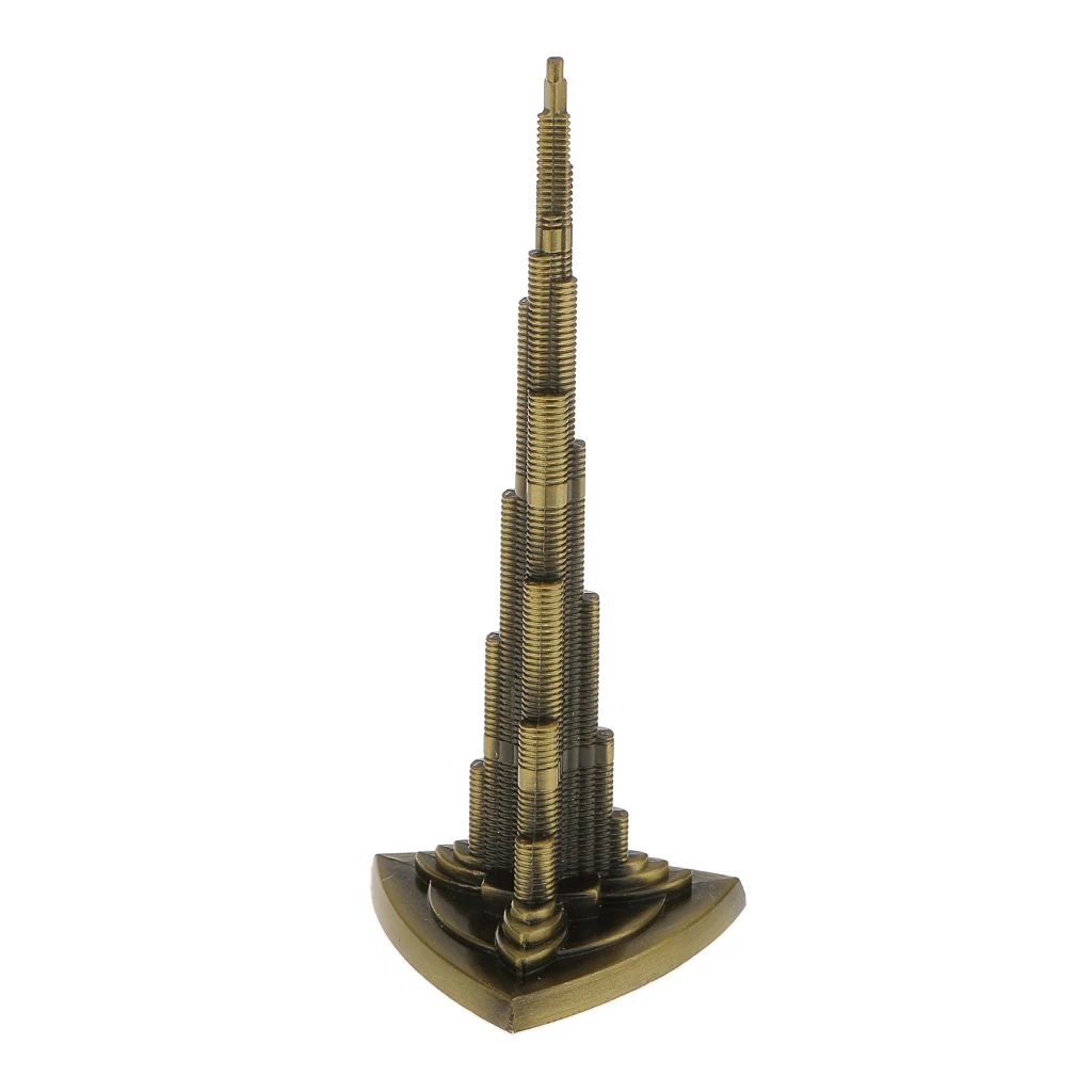 KHALIFA TOWER DUBAI ARCHITECTURE BUILDING REPLICA COLLECTIBLE SOUVENIR 13CM