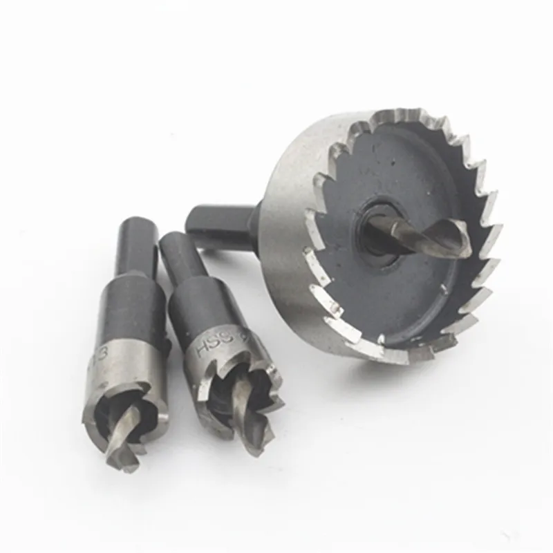 HSS Holesaw Drill Bits Plastic Wood Alumium Soft Metal Core Drill Bits