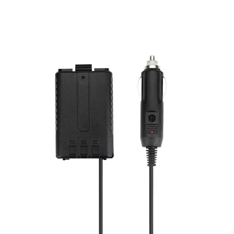 Adaptador eliminador de batería de Radio de coche, cargador para BAOFENG UV-5R, UV-5RA, UV-5RC, UV-5RE + 5RT, 5RN, Walkie Talkie, 12V, nuevo