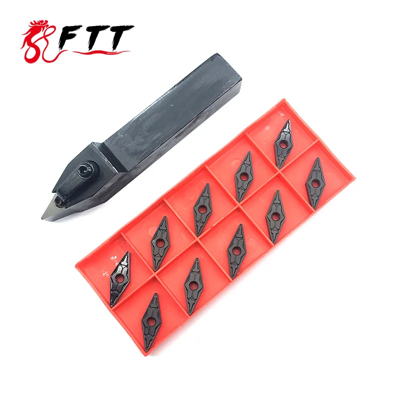 

1PC MVVNN1616K16 MVV2020K16 Turning holder +10PCS VNMG160408 TM PC4125 high quality carbide insert turning tools