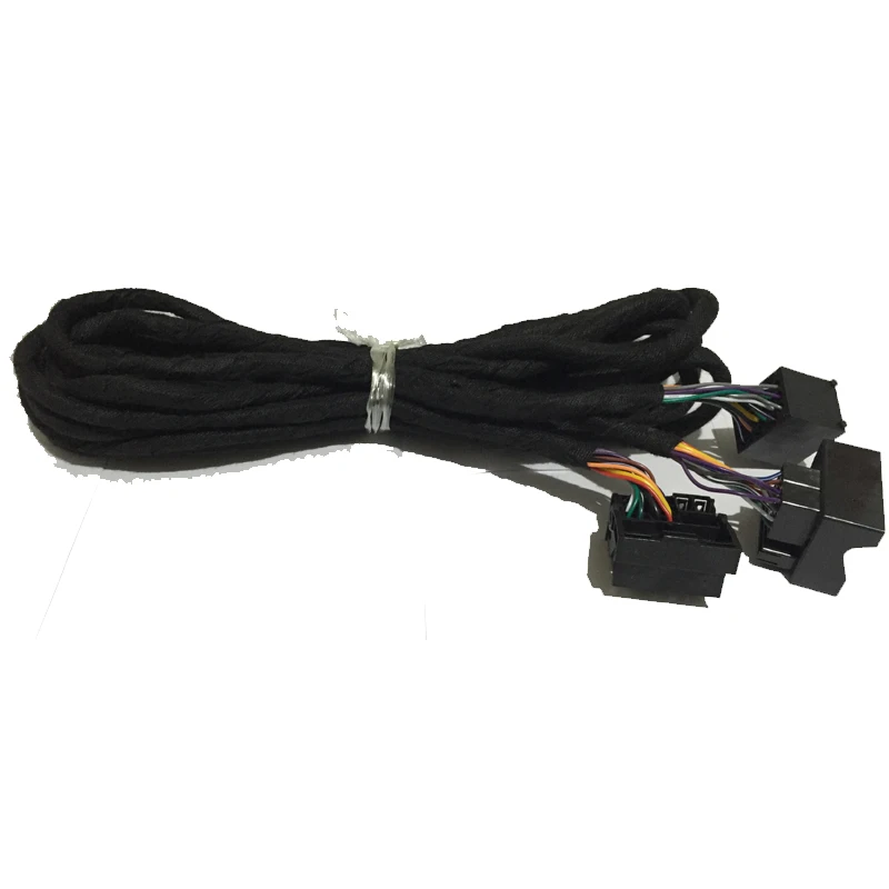 Kabel Daya Jalur Diperpanjang 6M Untuk Seri BMW E46/E39/E53; Untuk Seri Benz dengan Aksesori Pemutar Dvd Gps Mobil