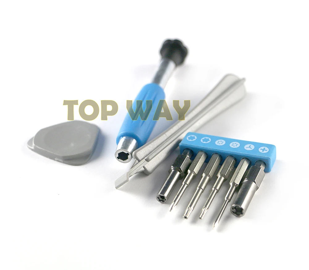 10sets 9 in 1 set Security Bit Steel Set 3.8mm 4.5mm Screwdriver Tool For Nintendo Switch NES SNES N64