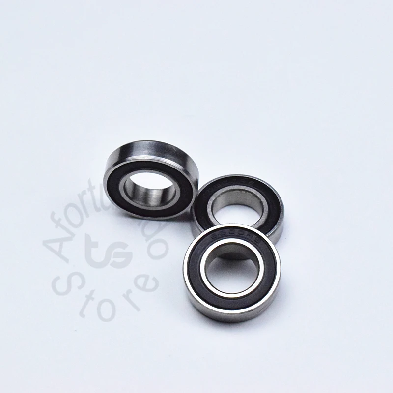 6800RS 10*19*5(mm) 10piece ABEC-5 6800 chrome steel rubber sealed Thin wall bearings 61800