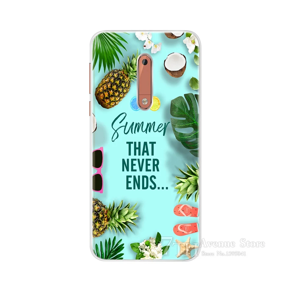 Soft Silicone TPU Cover Case For NOKIA 5 5.2\