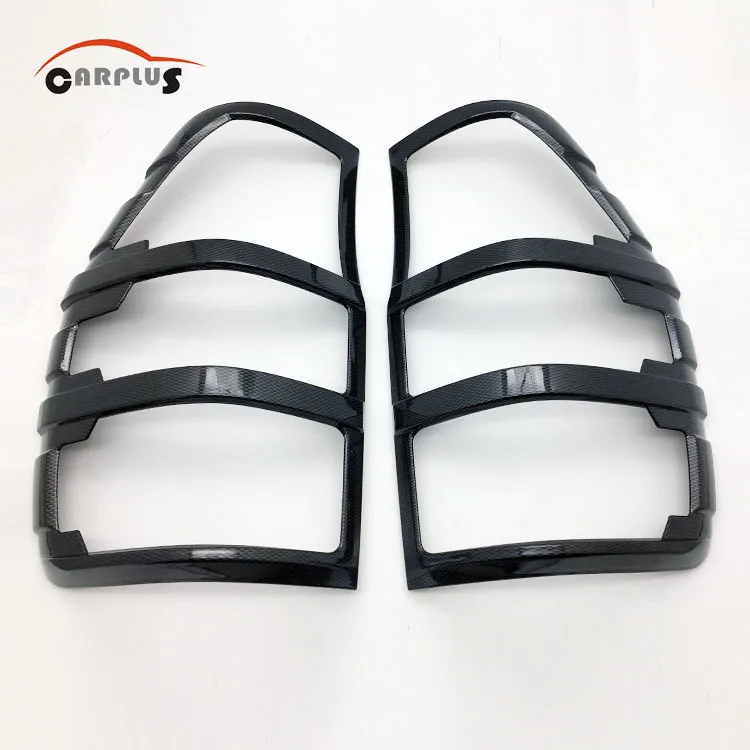 hot sell for ranger accessories ABS matte black Accessories Tail Lights Covers Lamp T6 T7 2015 car styling rear lamp cover free