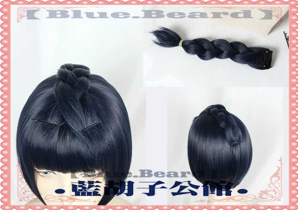 Cosplay Wig Bruno Bucciarati Sticky Finger Short Wig Anime Synthetic Hair Halloween