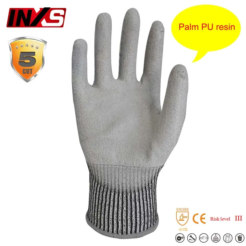 SAFETY-INXS N10590 BladeX5 anti cut gloves blade gear operating protection gloves High sensitivity coating Cut-resistant gloves