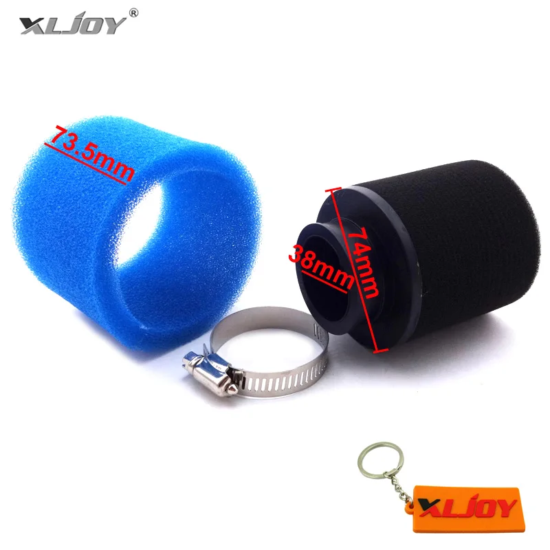 XLJOY 38 مللي متر الأداء رغوة فلتر الهواء ل GY6 50cc 70cc 110cc 125cc الدراجة سكوتر الترابية دراجة الطرق غير الممهدة ATV رباعية الذهاب كارت دراجة نارية #2