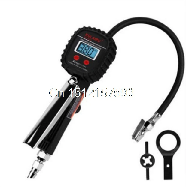 High Precision Digital Tire LED Backlight Pressure Gauge Vehicle Outgassing