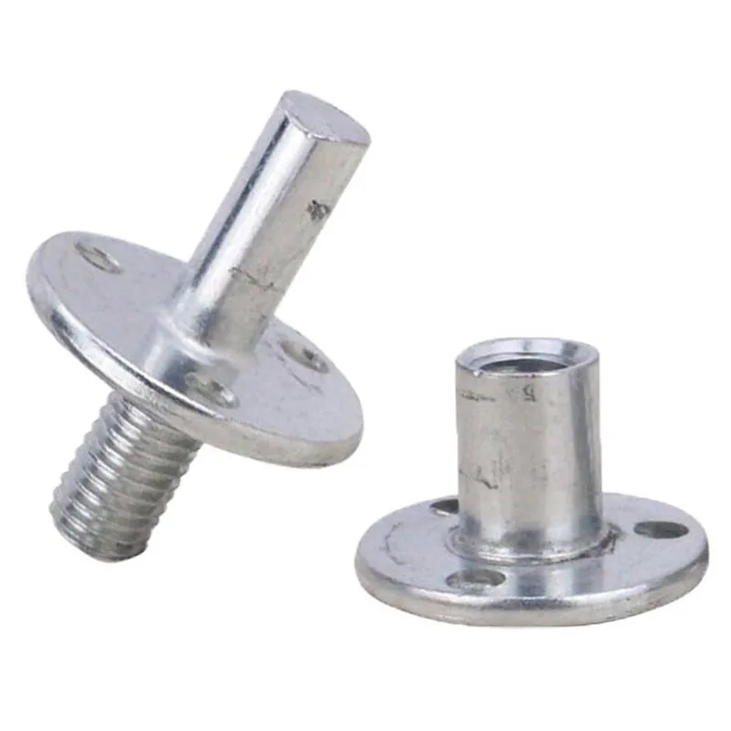 

M12 M20 Bed Column Connector Screw Iron Nut Furniture Hardware Fittings Nuts X2