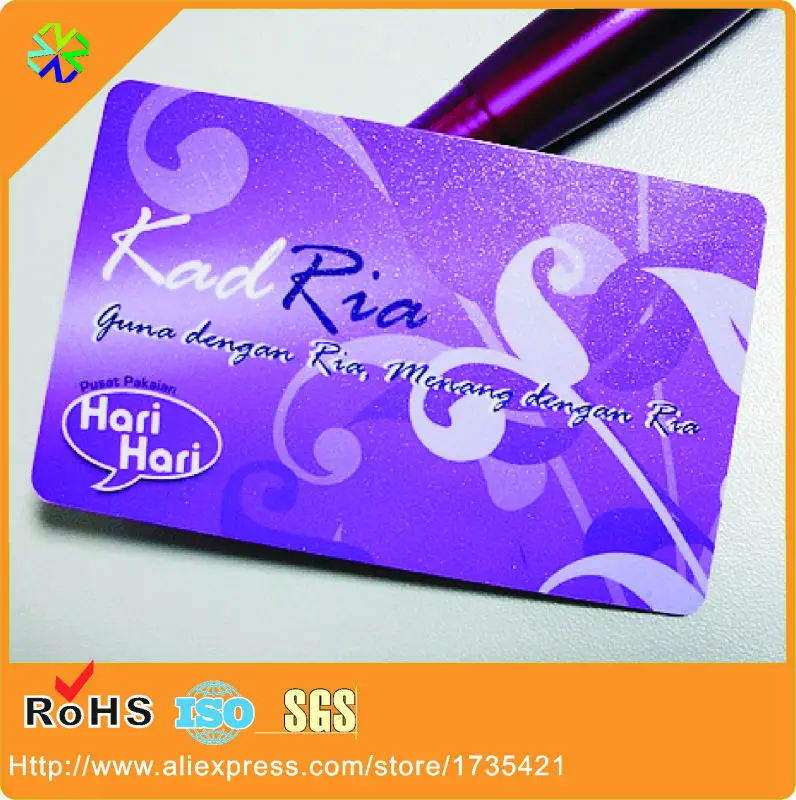 

(1000pcs/lot)high frequency 13.56Mhz both side printing plastic pvc material smart RFID card