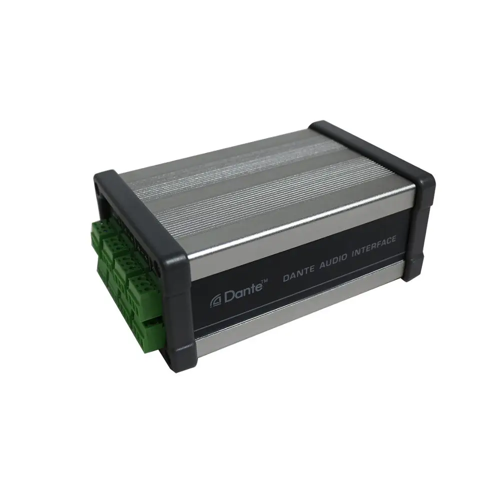 Ben & fellows 521017 dante 4 dentro e 4 fora conversor de áudio e transmissor com suporte de interface audinate 12vdc fonte de alimentação