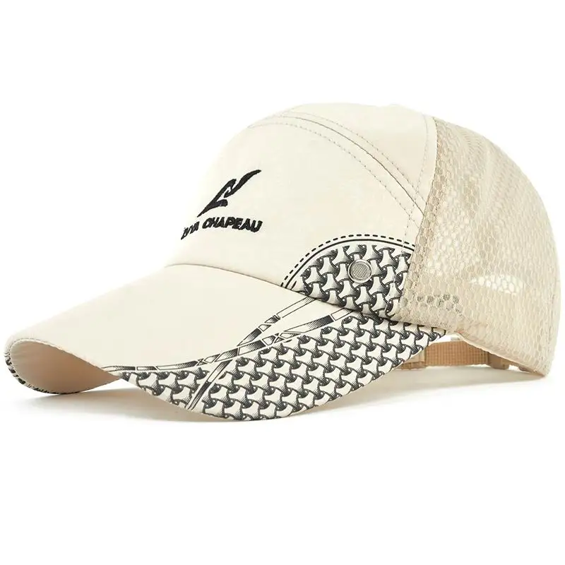 

Kagenmo Fashion Male Summer Breathable Baseball Cap Mesh Cool Men Sports Hat Leisure Golf Man Sun Visor