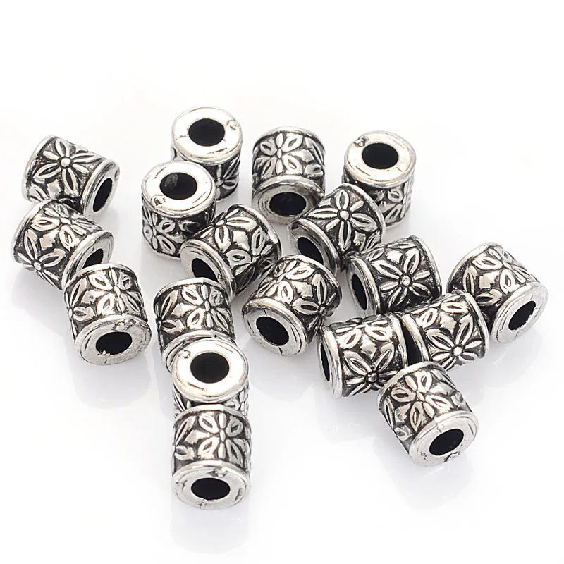 Wholesale 1500Pcs/Lot 8MM Vintage Inspired Plating Acrylic Antique Design Spacer Beads DIY Jewelry Making Accessories