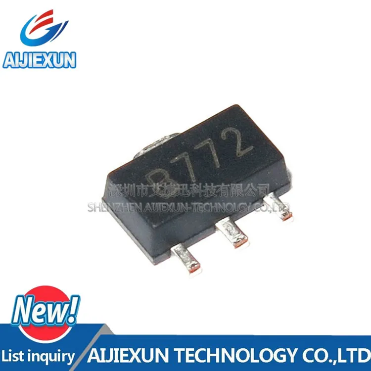 

100Pcs 2SB772 SOT-89 B772 MEDIUM POWER LOW VOLTAGE TRANSISTOR in stock 100%New and original