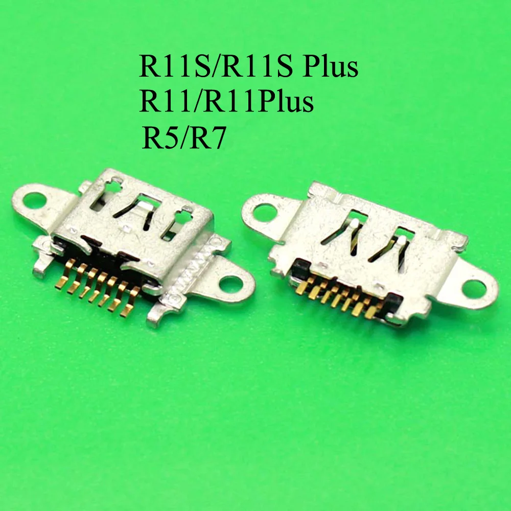 YuXi Hot sale Charging Connector micro usb jack for OPPO  R11S R11S PLUS R9 R15 R9PLUS  R5 R7  R11 R11PLUS