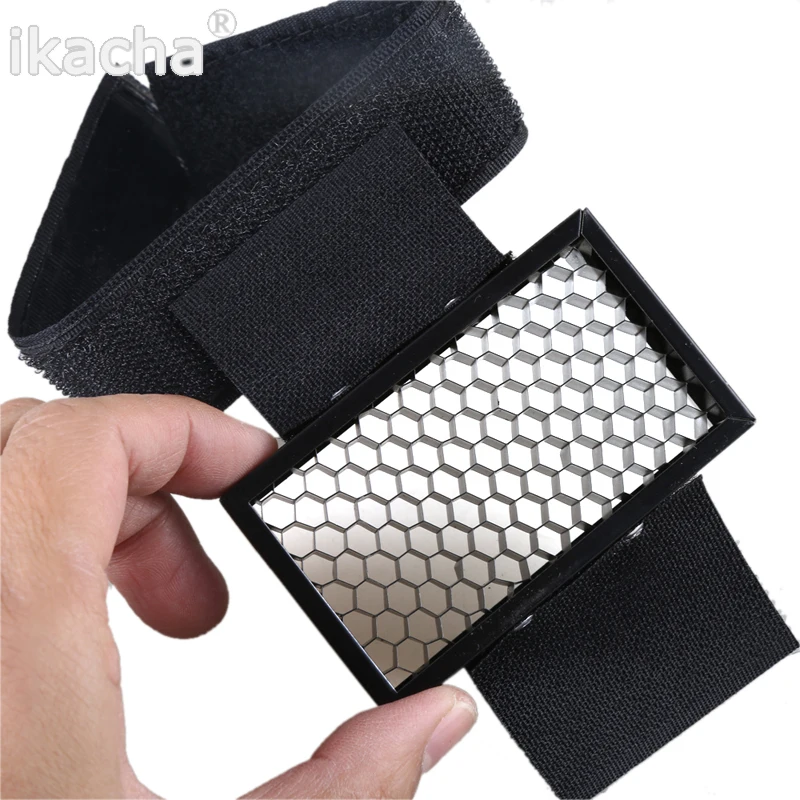 Black The Top Flash Honeycomb Hood Flash Diffuser for Canon Nikon Pentax Godox YONGNUO Speedlite Photo Studio Accessories