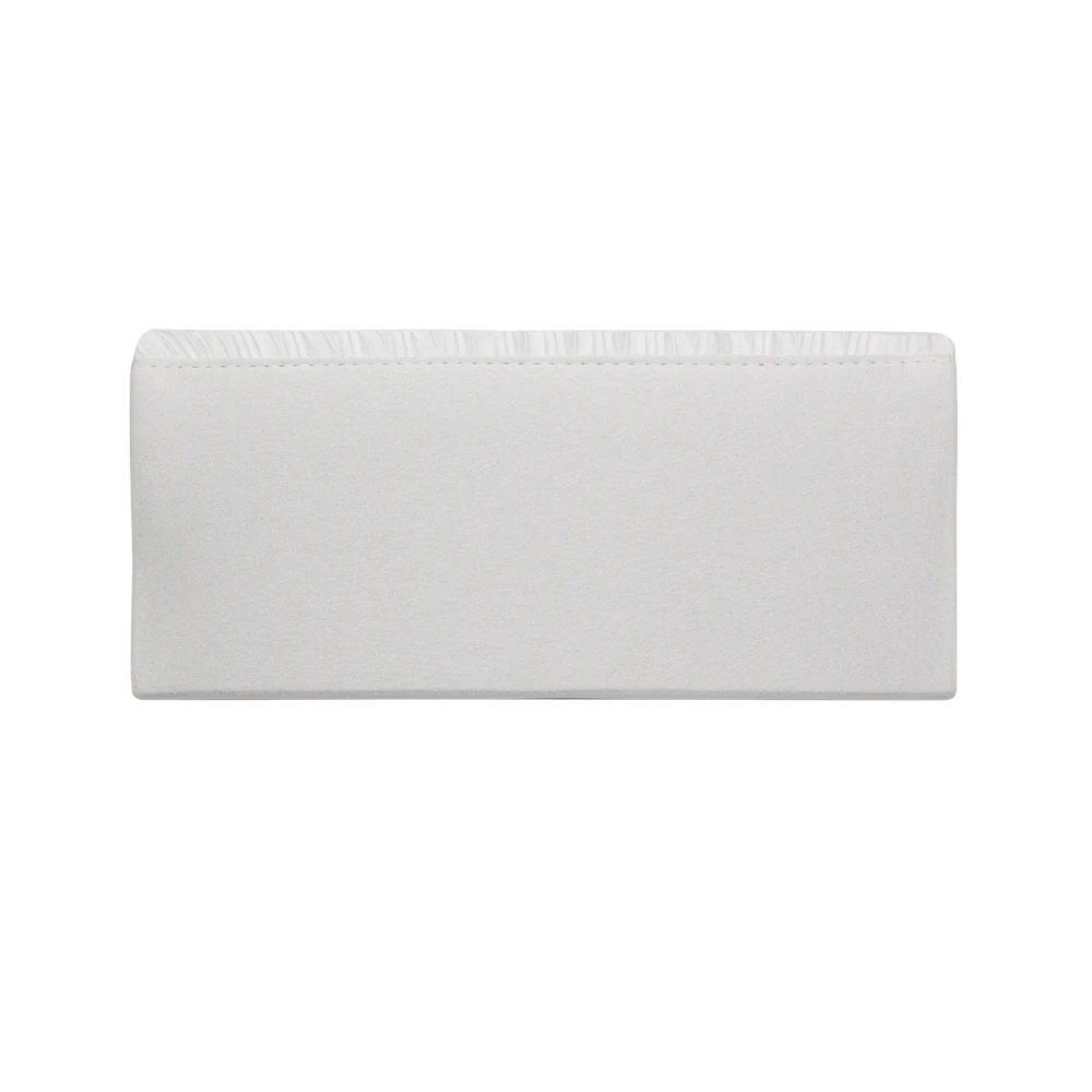 European American Diamante Clutch Bag Pleated Drape Satin Evening Bag for Lady Girl Woman