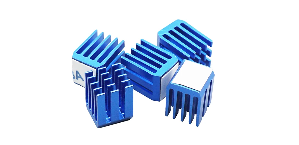 5 teile/los 3D Drucker Teile A4988 DRV8825 LV8729 TMC2100 TMC2208 Stepper Motor Treiber Modul kühlkörper Kühlung Block Kühlkörper – Detail 7