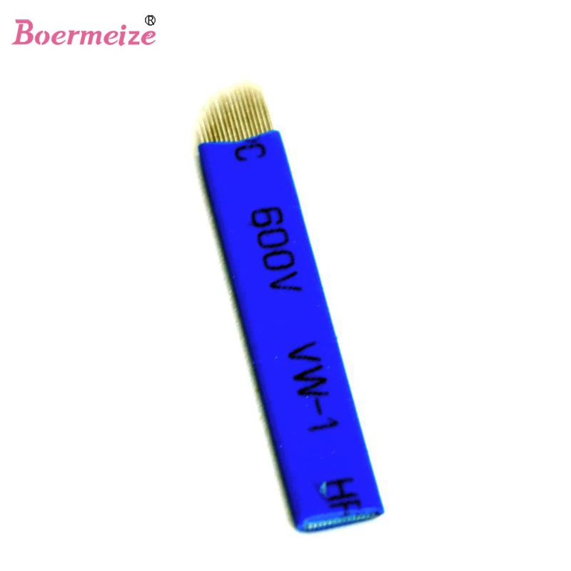 

Татуировки Maquiagem шт. 100 шт. 14 P стерилизованный нержавеющая сталь Перманентный макияж иголки для бровей губ Вышивка Инструменты для микроблейдингакепки иголки для микроблейдинга спицы вязальные tattoo needles