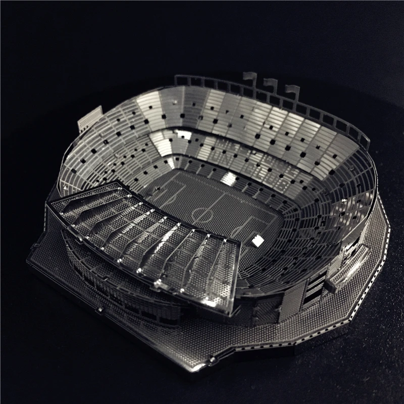 MMZ MODEL pekin-nanyuan 3D metalowe zestaw modeli do składania 1:3500 camp nou stadion Model montażu DIY 3D laserowo wycinane Model puzzle zabawki dla dorosłych