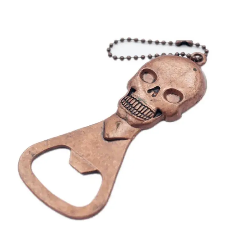 

Skull Style Bottle Openers Mini Portable Key Shape Beer Wine Bottle Opener Keychain Opener Tool LX7325