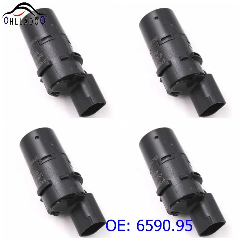 4PCS/Sets HLLADO Ultrasonic Parking Sensor 6590.95 Car Parking Sensor For Peugeot 307 807 B M W 6590.95 66206938739 High Quality