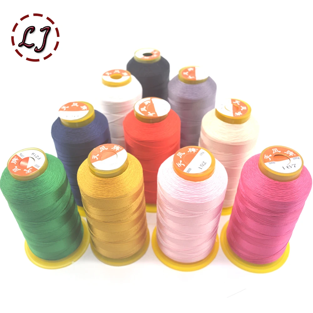 Brand high quality 800m 300D/3 high tenacity thread for Sewing Machine Thin Leather Canvas Curtains garment accessories DIY