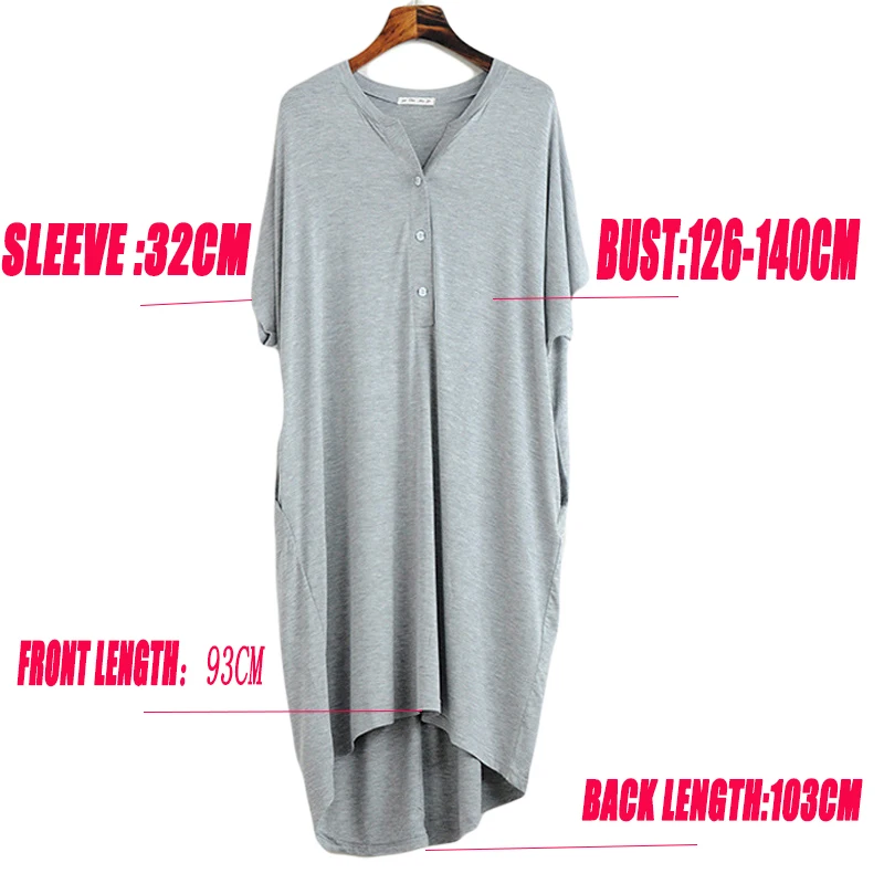 Women Nightgowns Summer Sleepwear Casual Night Dresses Plus size Short Sleeve dresses women Loose Nightdress Home Clothes