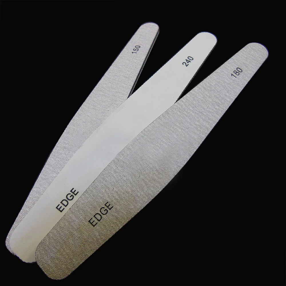 3 pcs/lot high quality professional nail file 240/240 eva nail file  emery board  for salon use white nail file