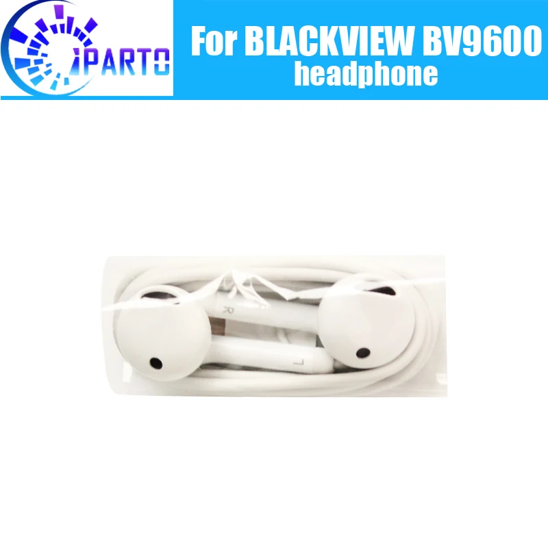 100% Original New For Blackview BV9600 Phone Headphone cable Wired Headphones with LOGO