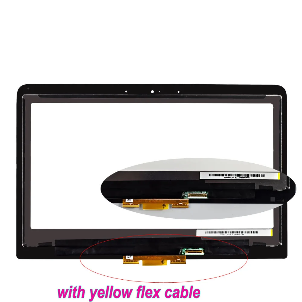 Imagem -04 - Lcd Display Touch Screen Digitizer Assembly com Ferramentas Gratuitas Apto para hp Pavilion X360 13-s150sa Spectre 134050na 13-s 13 em