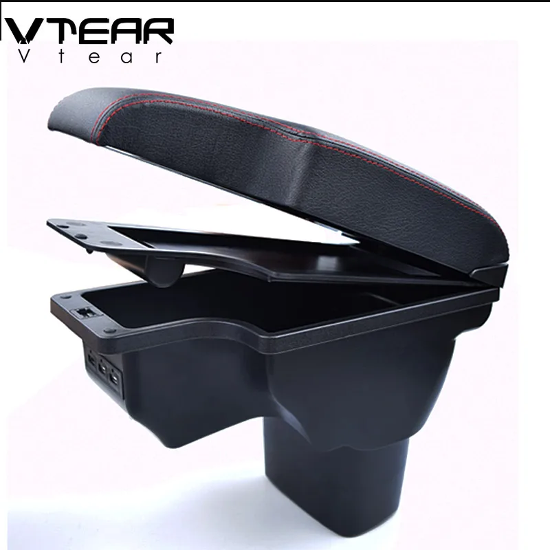 Vtear Car Armrest Interior Car Arm Rest Storage Box Center Console Car-Styling Accessories parts For Nissan Juke 2015 2018 2019