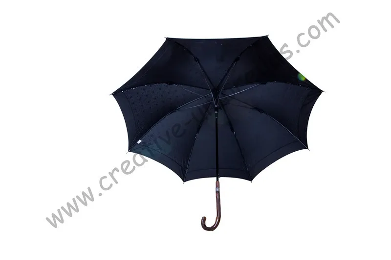 

(3pcs/lot)Straight rattan umbrellas,210T pongee printed stars design,auto open,70T alloy shaft for cane parasol,rattan handle