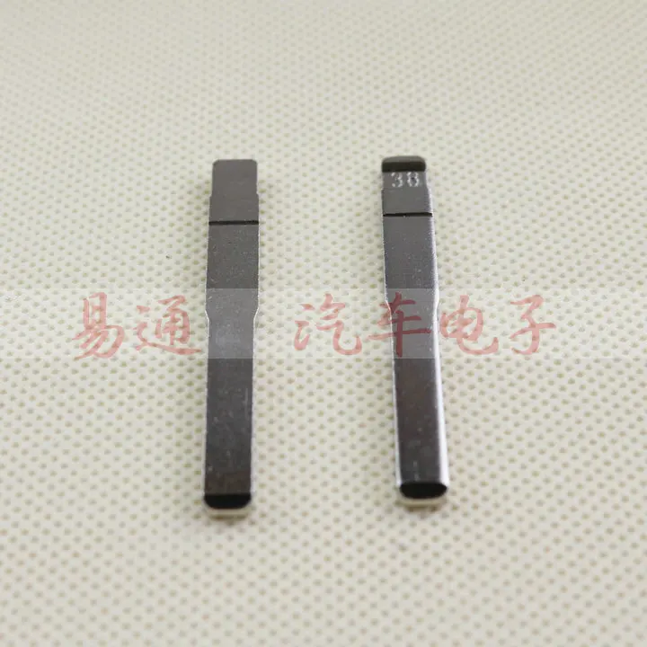 Hoja de llave plegable para coche Ford Fox, llave de coche en sustitución del cabezal de llave n. ° 38